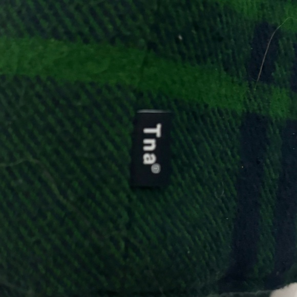 TNA bancoft fleece plaid puffer vest - Picture 4 of 5